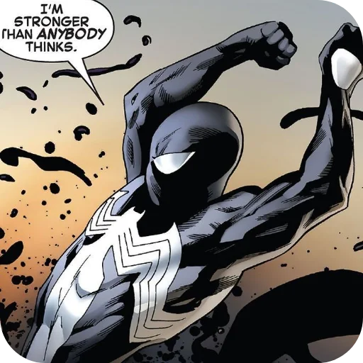 💪 Стикер «Symbiote Spider Man» для Telegram