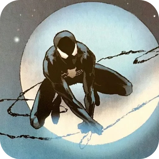 🌑 Стикер «Symbiote Spider Man» для Telegram