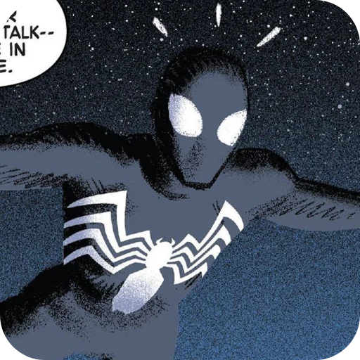 😨 Стикер «Symbiote Spider Man» для Telegram
