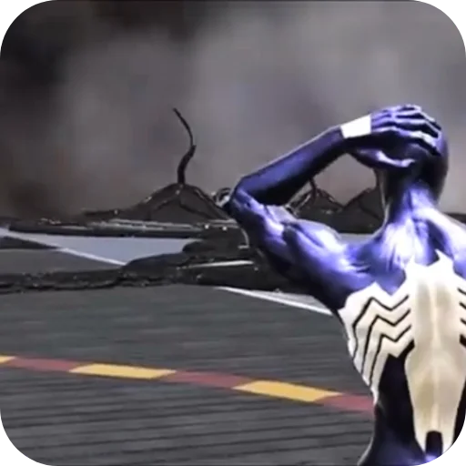 ❔ Стикер «Symbiote Spidey» для Telegram