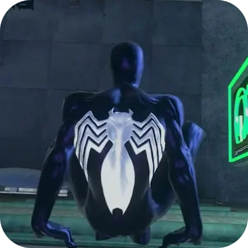 😐 Стикер «Symbiote Spidey» для Telegram