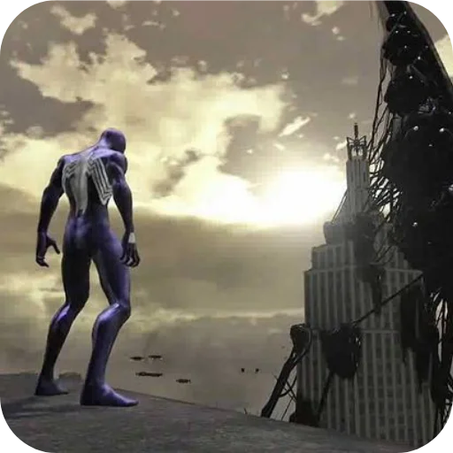 🧍 Стикер «Symbiote Spidey» для Telegram