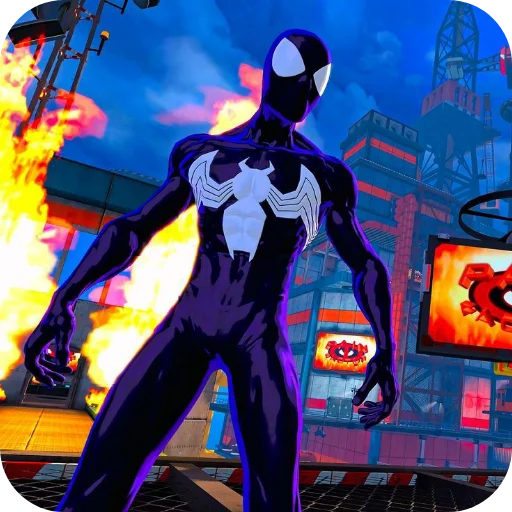 👤 Стикер «Symbiote Spidey» для Telegram