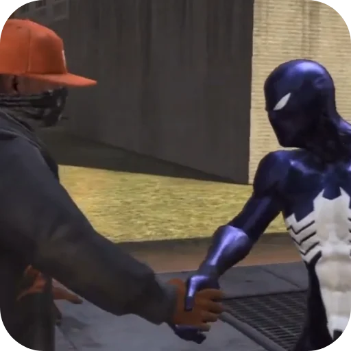 🤝 Стикер «Symbiote Spidey» для Telegram