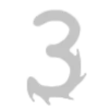 3⃣ Эмодзи «Серый шрифт» для Telegram