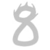 8⃣ Эмодзи «Серый шрифт» для Telegram