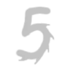 5⃣ Эмодзи «Серый шрифт» для Telegram