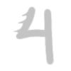 4⃣ Эмодзи «Серый шрифт» для Telegram