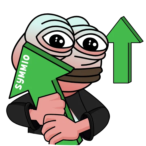 🟢 Стикер «symmio» для Telegram