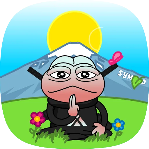🥷 Стикер «symmio» для Telegram