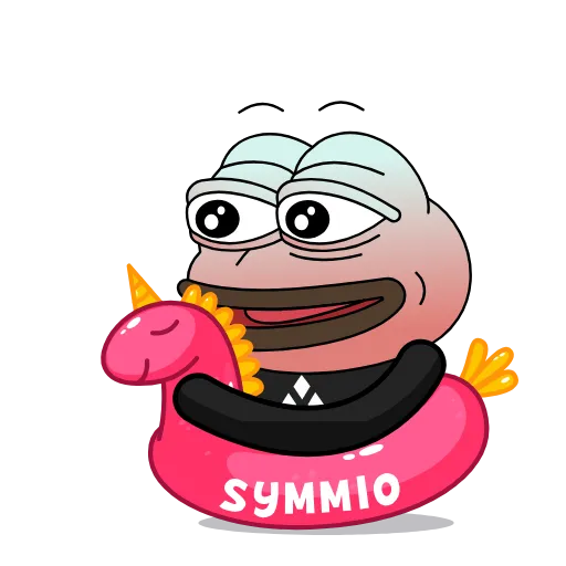 🦄 Стикер «symmio» для Telegram