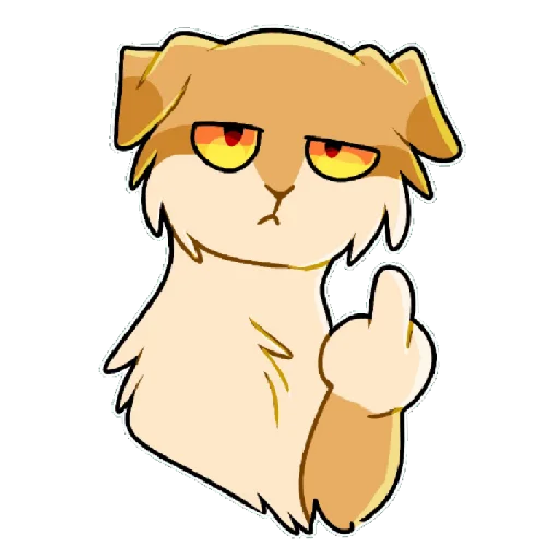 🖕 Стикер «Сырочек» для Telegram