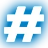 Стикер 27 Minimalism #status #color #blue