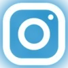 Стикер 47 Minimalism #status #color #blue
