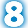 Стикер 44 Minimalism #status #color #blue