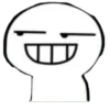 Стикер 55 White Man