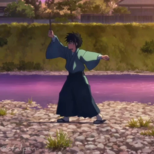 🌟 Стикер «Rurouni Kenshin» для Telegram