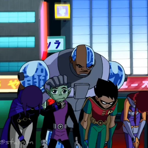 🌟 Стикер «Teen Titans Tokyo» для Telegram