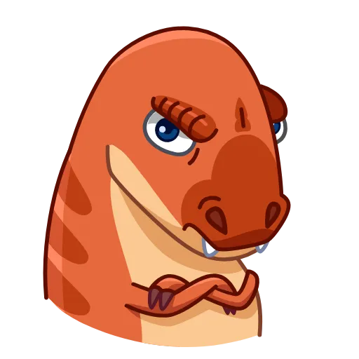 😤 Стикер «Tyrannosaurus Rex» для Telegram