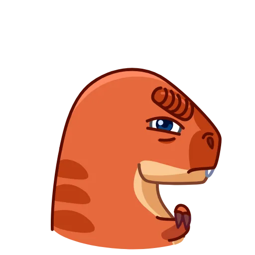 ☹️ Стикер «Tyrannosaurus Rex» для Telegram