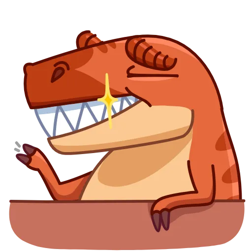 😉 Стикер «Tyrannosaurus Rex» для Telegram