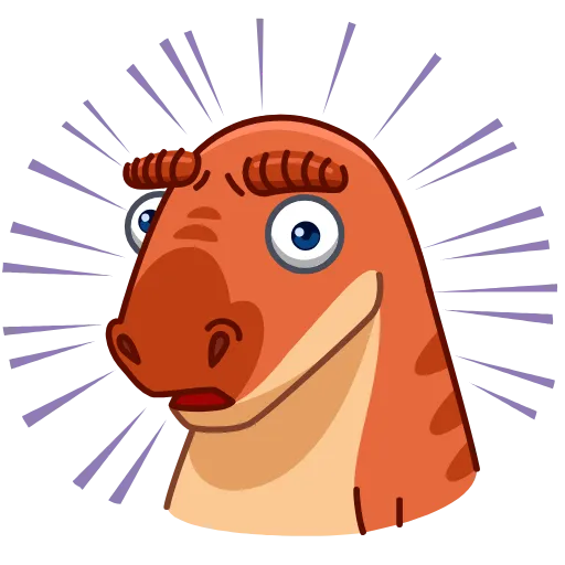 😲 Стикер «Tyrannosaurus Rex» для Telegram