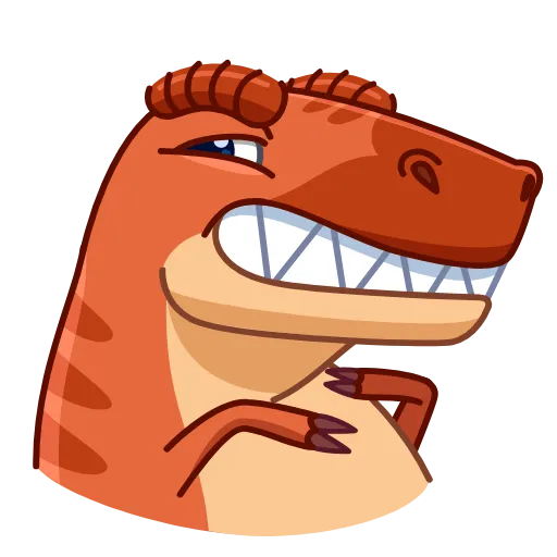 Стикерпак Tyrannosaurus Rex для Telegram