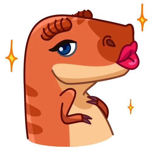 😘 Стикер «Tyrannosaurus Rex» для Telegram