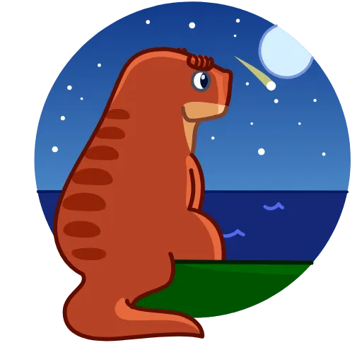 😶 Стикер «Tyrannosaurus Rex» для Telegram