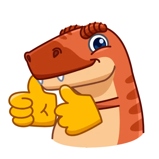 👍 Стикер «Tyrannosaurus Rex» для Telegram