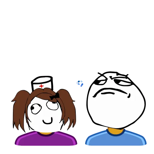 😆 Стикер «Таблетки» для Telegram