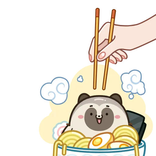 🍜 Эмодзи «тaнyки тю» для Telegram