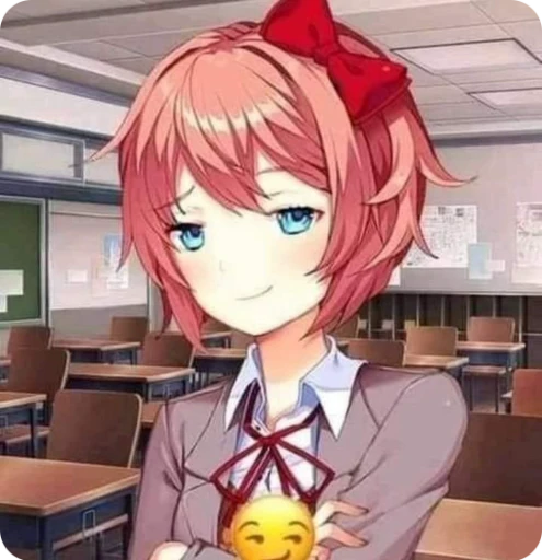 🌟 Стикер «Doki Doki Literature Club» для Telegram