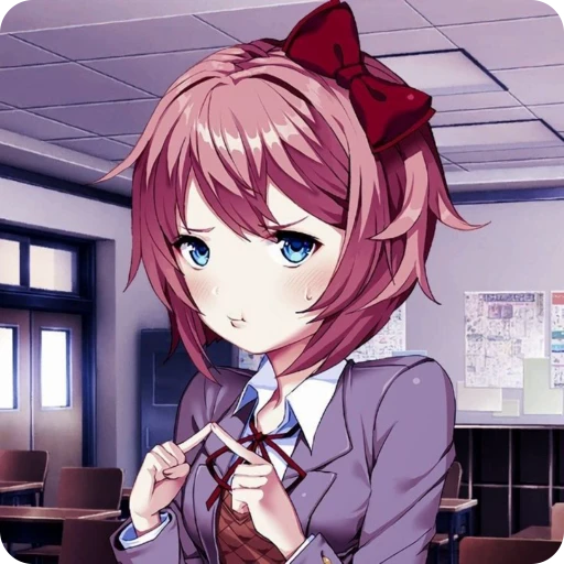 🌟 Стикер «Doki Doki Literature Club» для Telegram