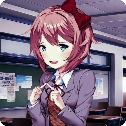 🌟 Стикер «Doki Doki Literature Club» для Telegram