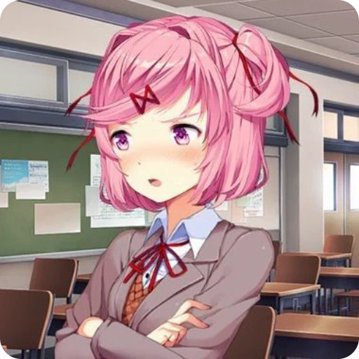 🌟 Стикер «Doki Doki Literature Club» для Telegram