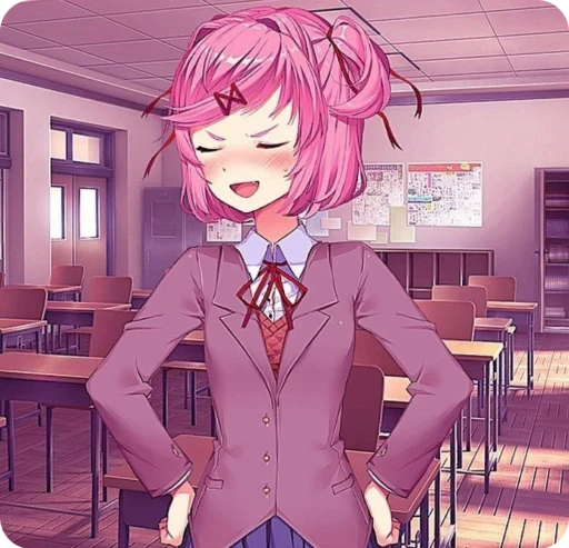 🌟 Стикер «Doki Doki Literature Club» для Telegram