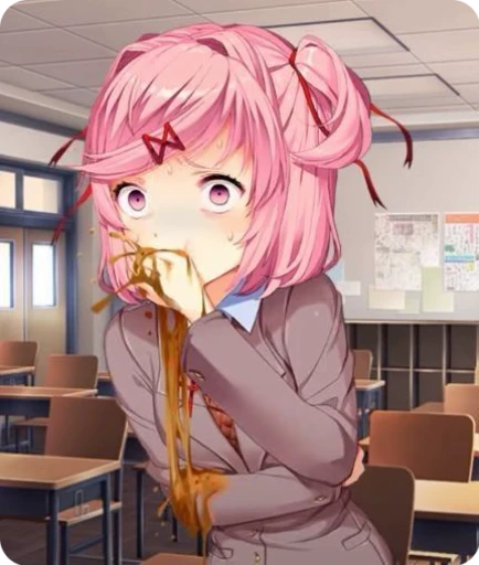 🌟 Стикер «Doki Doki Literature Club» для Telegram