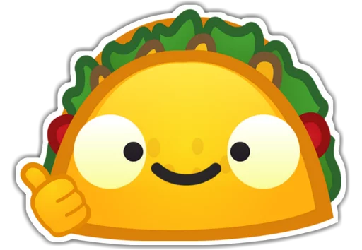 Стикер 3 Taco