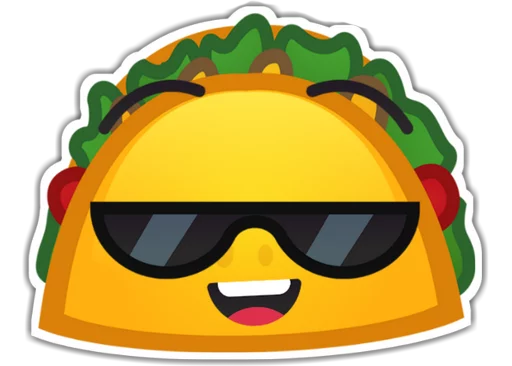 Стикер 12 Taco