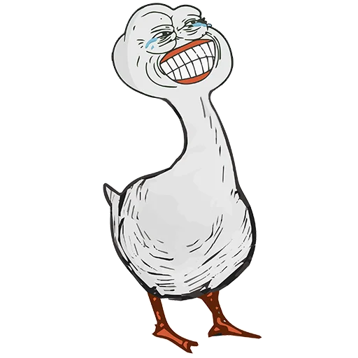 😂 Стикер «Тактичный Гусь» для Telegram