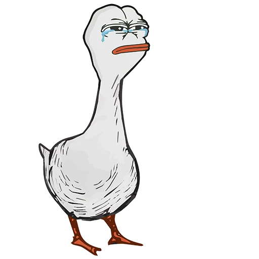 😢 Стикер «Тактичный Гусь» для Telegram