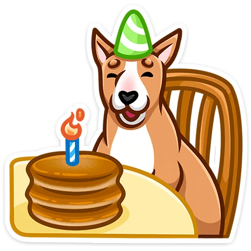 🎂 Стикер «Тай без надписей» для Telegram