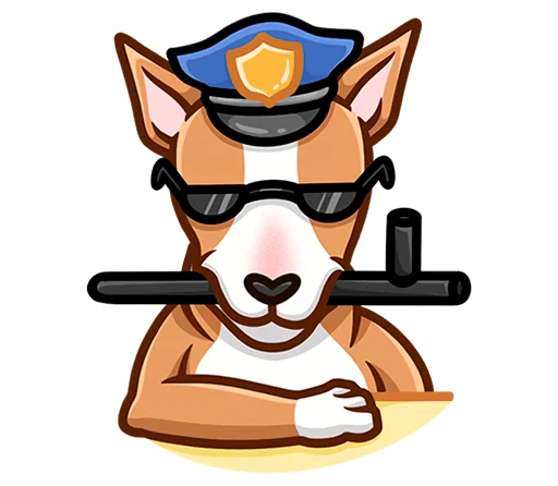 👮‍♂ Стикер «Тай без надписей» для Telegram