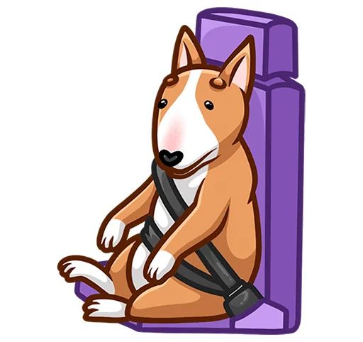 🏎 Стикер «Тай без надписей» для Telegram