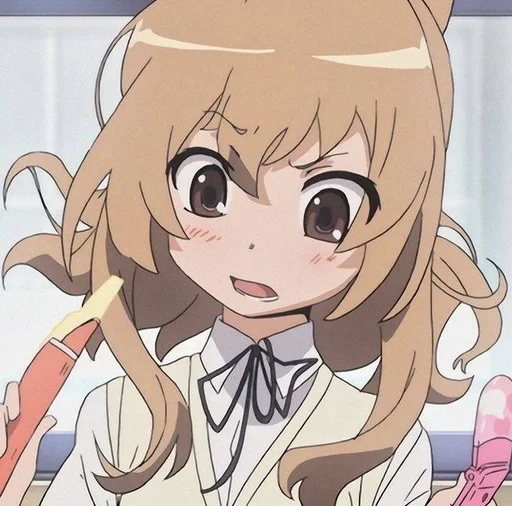 🌟 Стикер «Taiga Aisaka» для Telegram