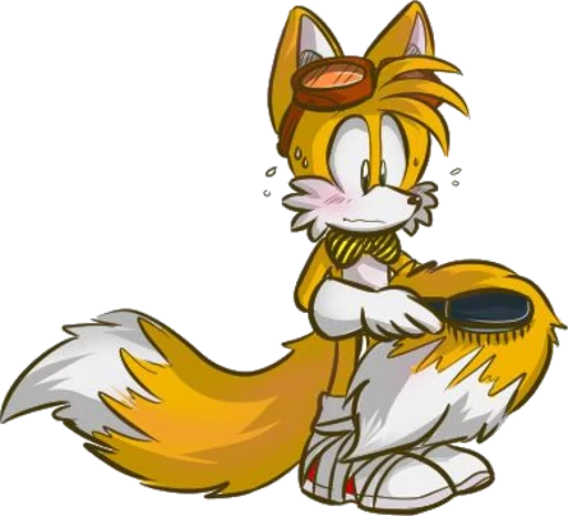 😳 Стикер «Miles Tail Prower» для Telegram