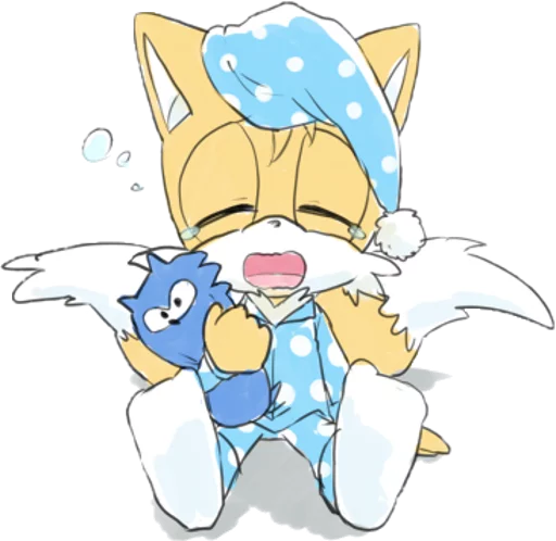 😭 Стикер «Miles Tail Prower» для Telegram