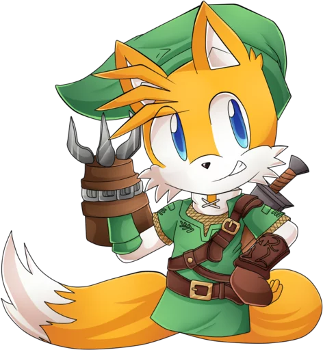 😏 Стикер «Miles Tails Prower Part 2» для Telegram