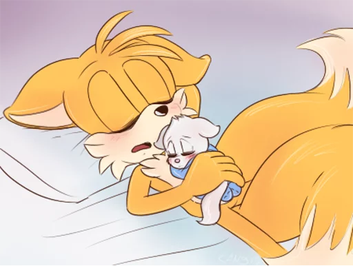 😴 Стикер «Miles Tails Prower Part 2» для Telegram